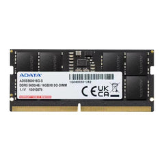 ADATA 16GB DDR5 5600MHz SO-DIMM Laptop Memory