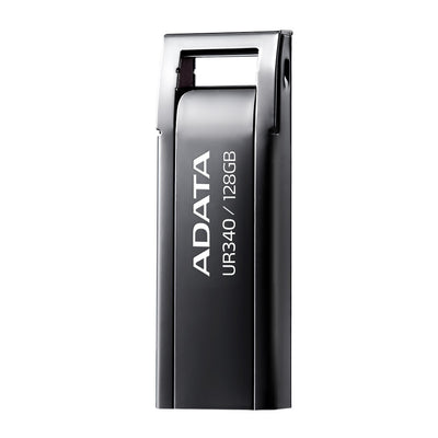 ADATA USB 128GB UR340 Bk 3.0 Interface 3.2 Gen 1 (Metal (Mirror Plane)) AROY-UR340-128GBK