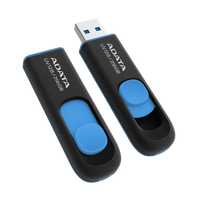 ADATA UV128 256GB BLACK-BLUE USB Flash Drive