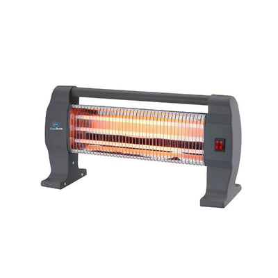 Home Electric 1200W Quartz Heater, 3 Heating Power Settings (400W/800W/1200W), 3 Tubes, Tip-Over Safety Switch, HK-1215