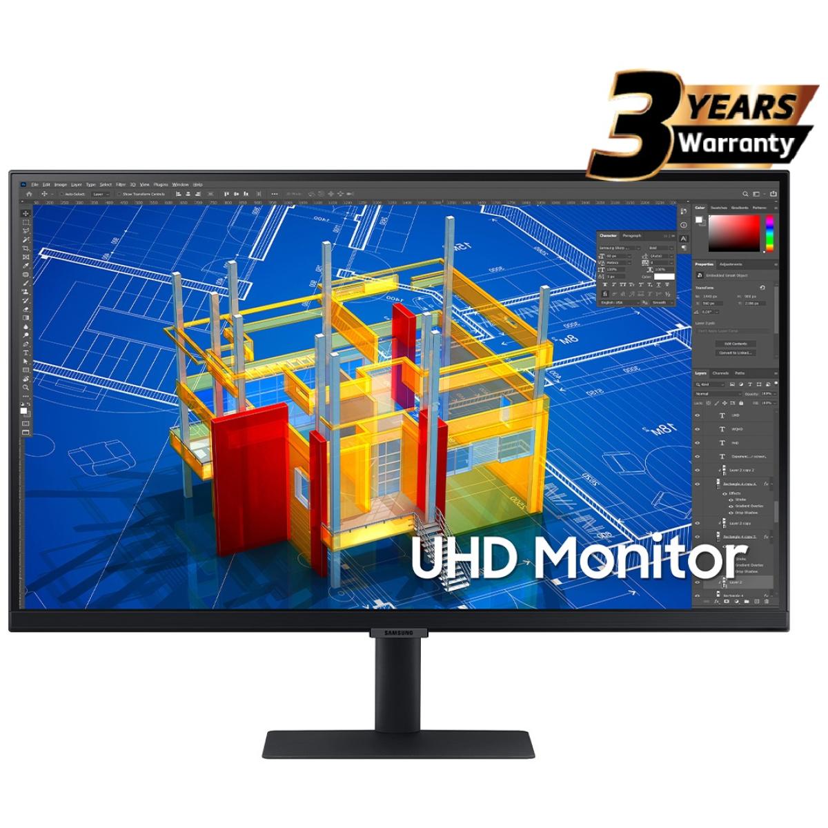 UHD Monitor with IPS panel and HDR شاشة سامسونج 27 بوصة