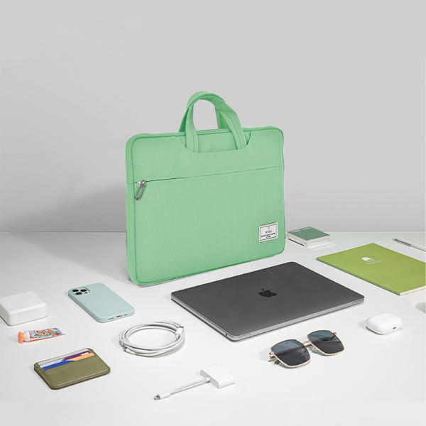 Wiwu vivi hand bag for 14" laptop - mint green
