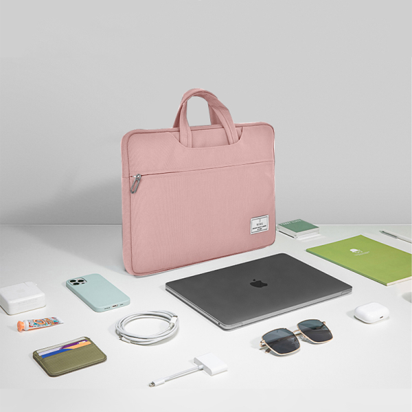 Wiwu vivi hand bag for 15.6" laptop - pink