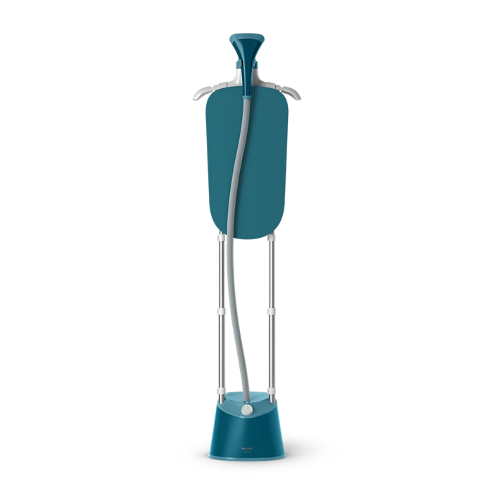 Philips 1000 Series Stand Garment Steamer, 1800W, 1.8L Tank, Blue, STE1040/26