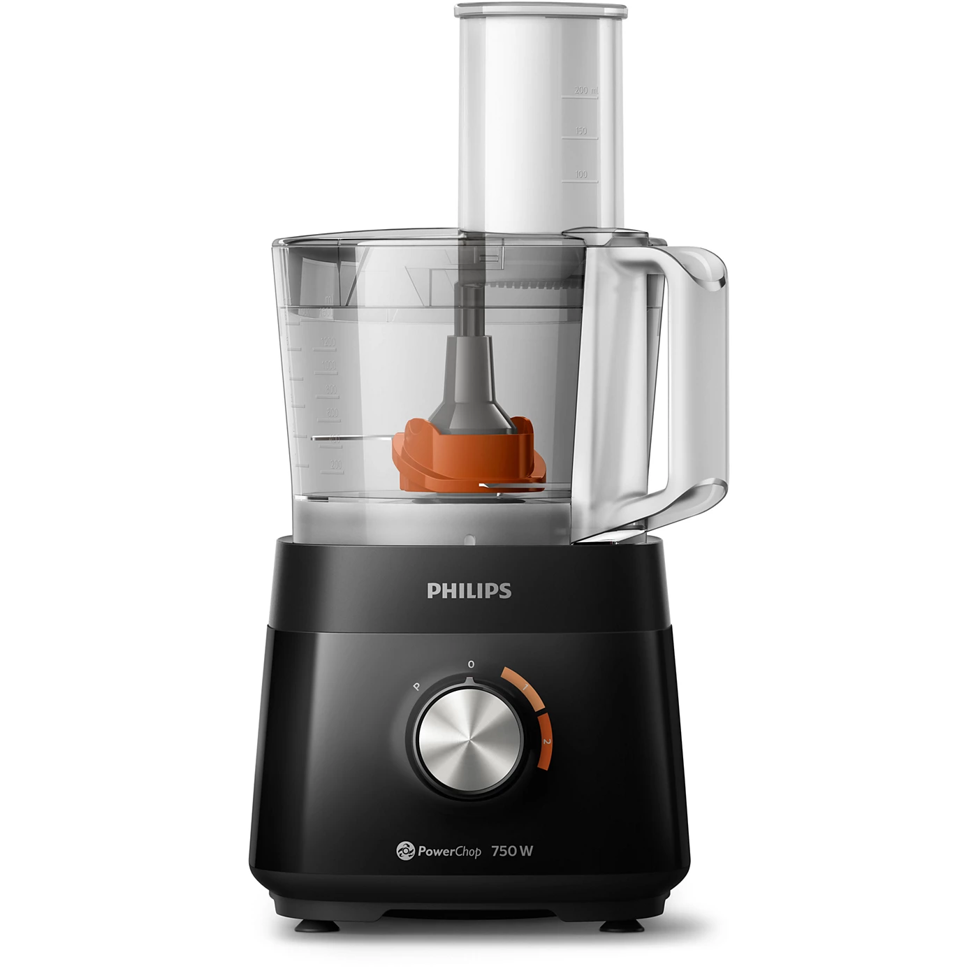 Philips 5000 Series Food Processor HR7302/90 – 750W, 6 Accessories, Versatile Kitchen Performance