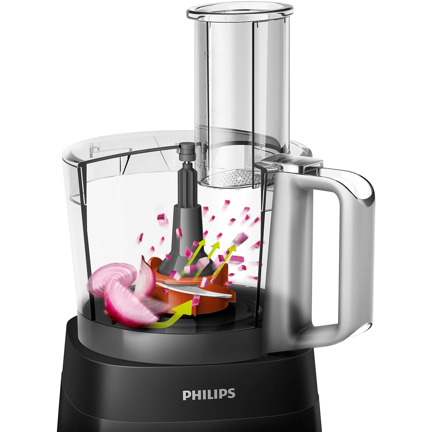 Philips 5000 Series Food Processor HR7302/90 – 750W, 6 Accessories, Versatile Kitchen Performance