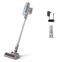 Philips Cordless Stick Vacuum, PowerCyclone 7, LED Nozzle, Cotton Blue – XC2011/61