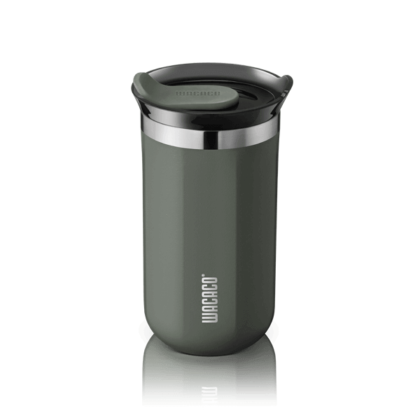 WACACO Octaroma Lungo Vacuum Insulated Travel Mug, 300ml/10oz, Leak-Proof Lid – Dim Grey