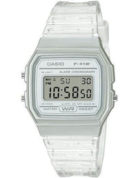 Casio Transparent Rubber Digital F-91WS-7D