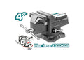 TOTAL Tools THT6146-Bench vise 4"