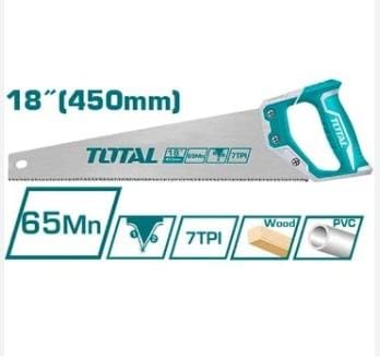 TOTAL Hand Saw 450mm - 18" (THT55450)