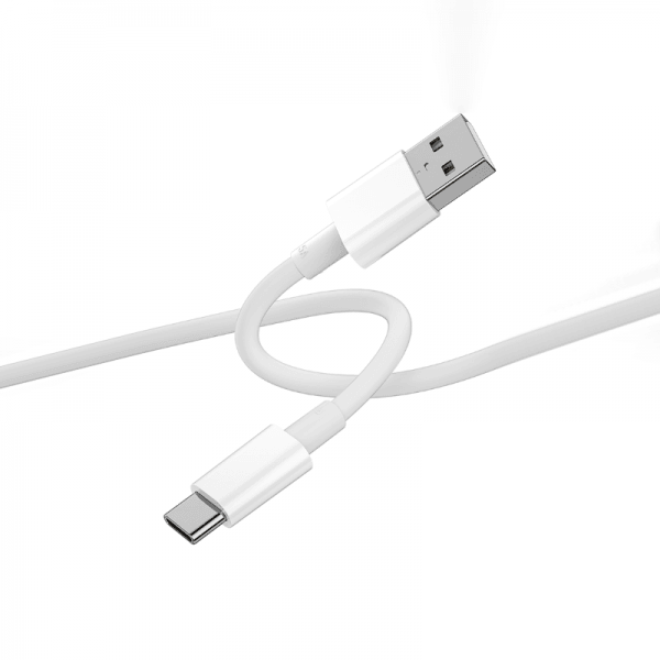 كابل شحن WIWU WI-C007 CLASSIC 100 وات من USB إلى TYPE-C بطول 1.2 متر - أبيض