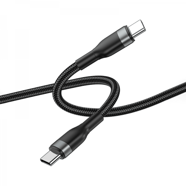 WIWU WI-C017 CONCISE 100W TYPE-C TO TYPE-C CHARGING CABLE 1.2M - GREY WIWU WI-C017 CONCISE 100W TYPE-C TO TYPE-C CHARGING CABLE 1.2M - GREY