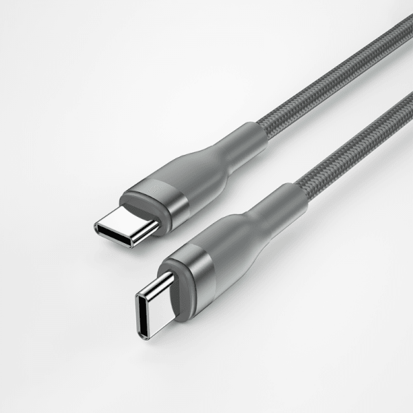 WIWU WI-C017 CONCISE 100W TYPE-C TO TYPE-C CHARGING CABLE 1.2M - GREY WIWU WI-C017 CONCISE 100W TYPE-C TO TYPE-C CHARGING CABLE 1.2M - GREY