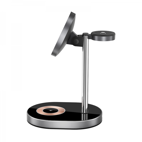 WIWU Light Shadow 3 IN 1 Wireless Charger - Black WIWU Light Shadow 3 IN 1 Wireless Charger - Black