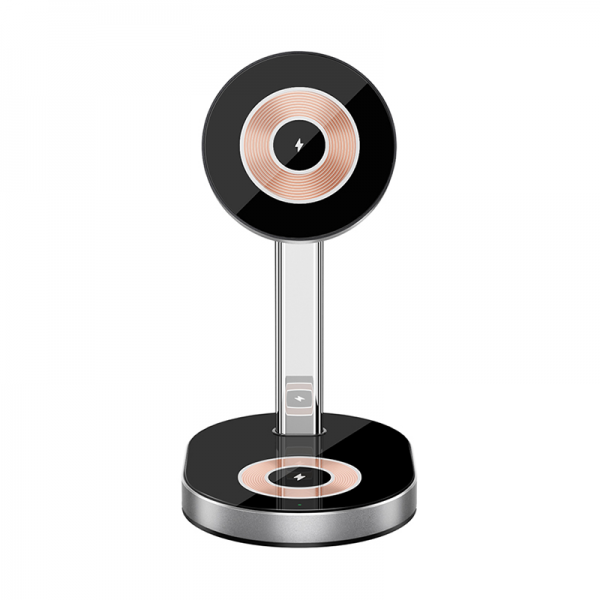 WIWU Light Shadow 3 IN 1 Wireless Charger - Black WIWU Light Shadow 3 IN 1 Wireless Charger - Black