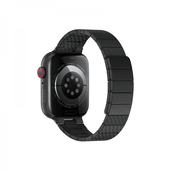 WIWU WI-WB009 سوار ساعة مغناطيسي بنمط ألياف الكربون لساعة IWATCH مقاس 42-49 مم