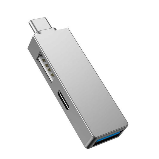 موزع USB من Wiwu Alpha T02 Pro 3 في 1 من النوع C مع منفذ PD
