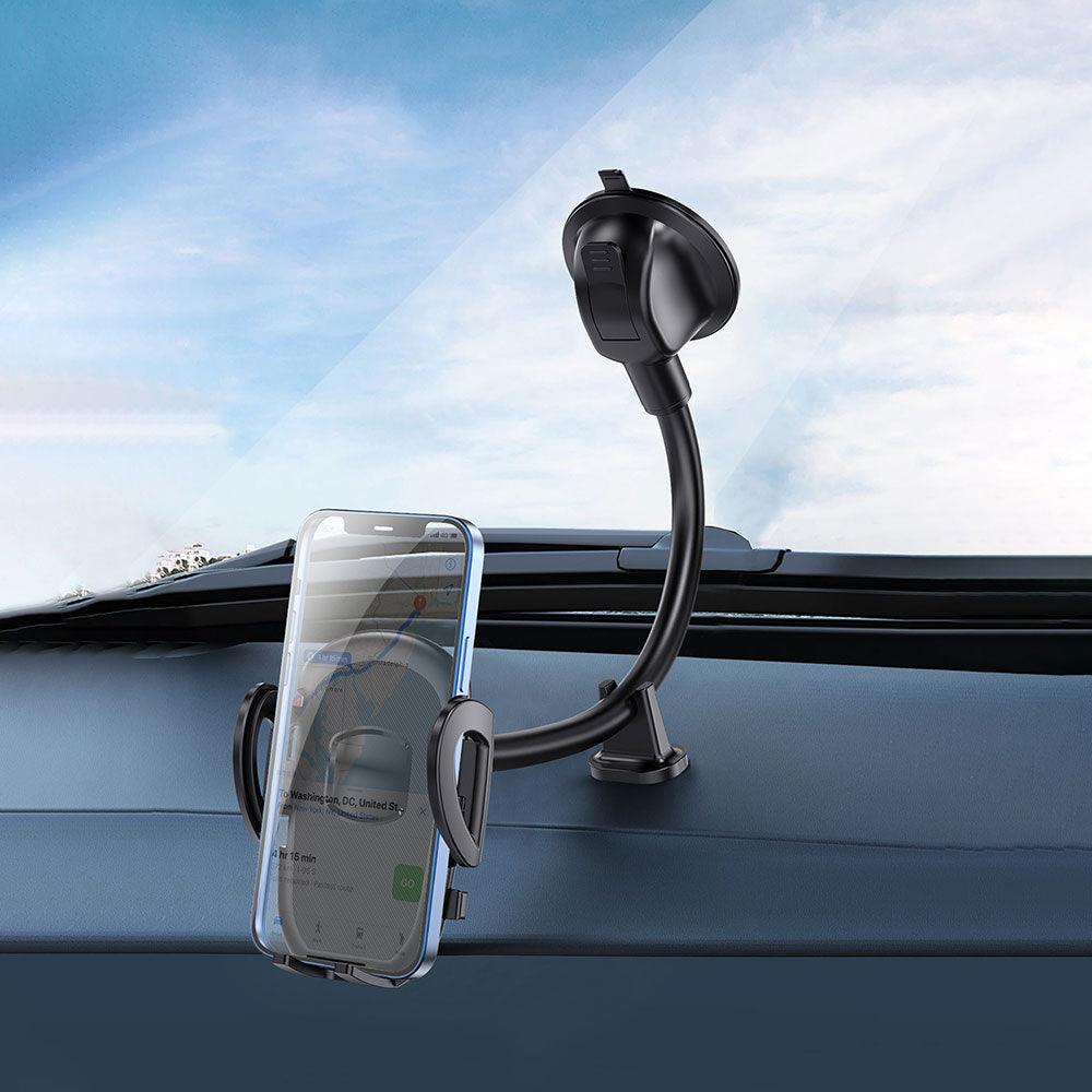 Wiwu CH016 Automatic Mechanism Flexible Spiral Suction Cup Design Car Phone Holder