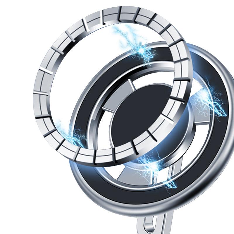 حامل هاتف للسيارة من Wiwu CH027 قابل للدوران 360 درجة، إصدار أرضي مسطح مغناطيسي