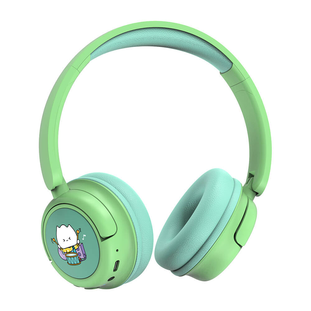Wiwu Adjustable On-Ear Wired and Bluetooth 5.3 Kids Headphones Wiwu Adjustable On-Ear Wired and Bluetooth 5.3 Kids Headphones