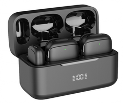 WIWU Wi-WM009 Duo Wireless Microphone – AI Noise Reduction, Charging Case & Battery Display