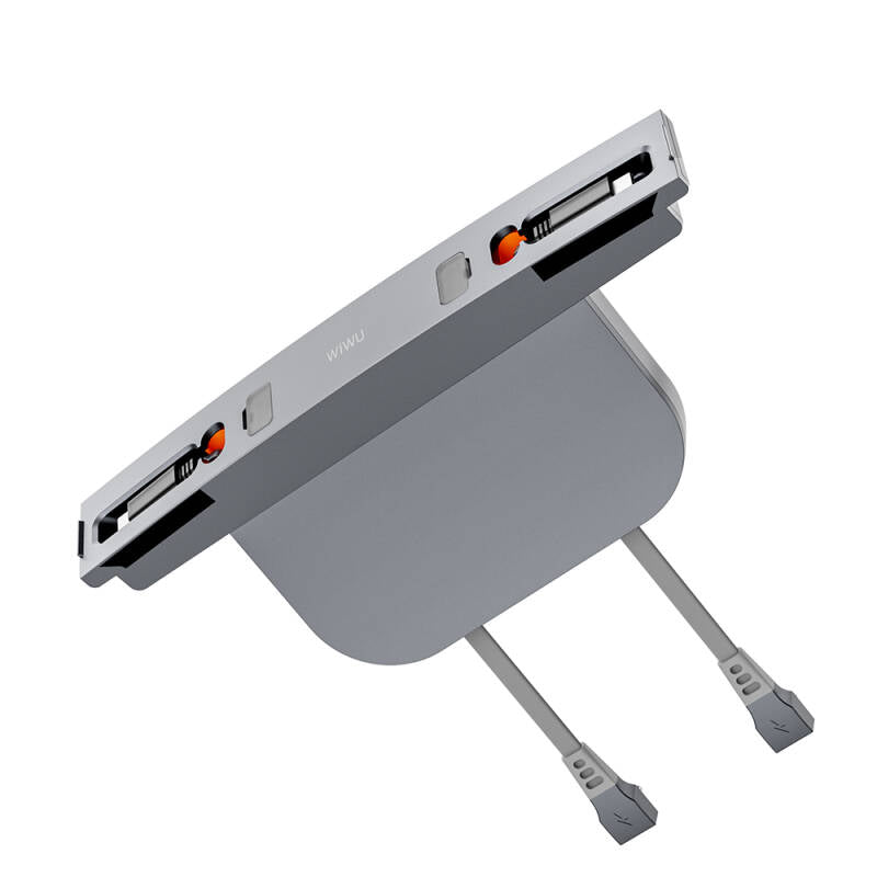 Wiwu Tesla Compatible Type-C Lightning USB-A Smart In-Car Charging Station 60W Wiwu Tesla Compatible Type-C Lightning USB-A Smart In-Car Charging Station 60W