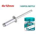 TOTAL 180Pcs Rivet 4x12mm (WJRT4001211)