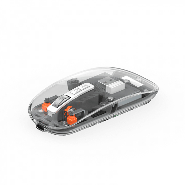 Wiwu Crystal Transparent Magnetic Wireless Mouse - Black Wiwu Crystal Transparent Magnetic Wireless Mouse - Black