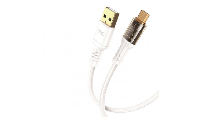 XO NB229 USB-C Clear Cable 2.4A – 1M XO NB229 USB-C Clear Cable 2.4A – 1M