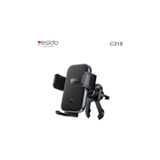 حامل سيارة وشاحن لاسلكي YESIDO C318 بقدرة 15 واط