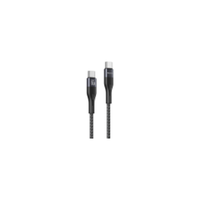 كابل بيانات YESIDO CA156 بقدرة 60 واط، من نوع USB-C إلى USB-C، مصنوع من القطن، بطول متر واحد | 60 واط