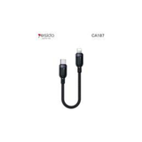 YESIDO CA187 C TO L/27W data cable 30cm | TPE+aluminum alloy shell Maximum output current