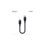 YESIDO CA188 C TO C/60W data cable 30cm | TPE+aluminum alloy shell Maximum output current