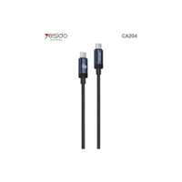 كابل بيانات YESIDO CA204 C-C PD | خليط ألومنيوم + كابل مجدول