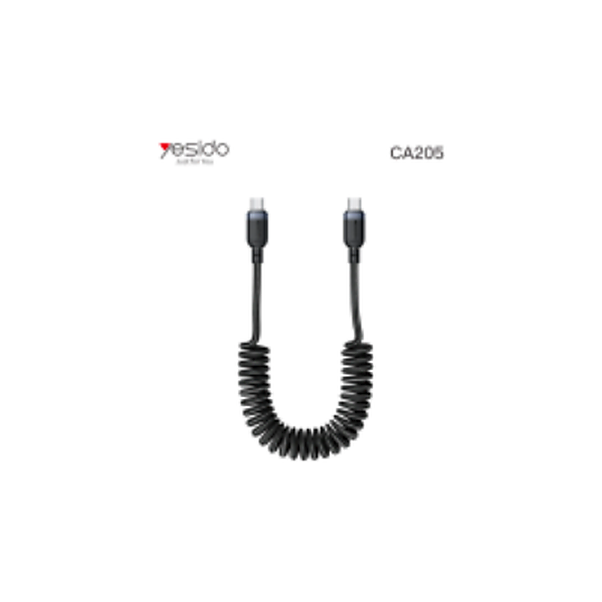 YESIDO CA205 C-C 60W Spring cable