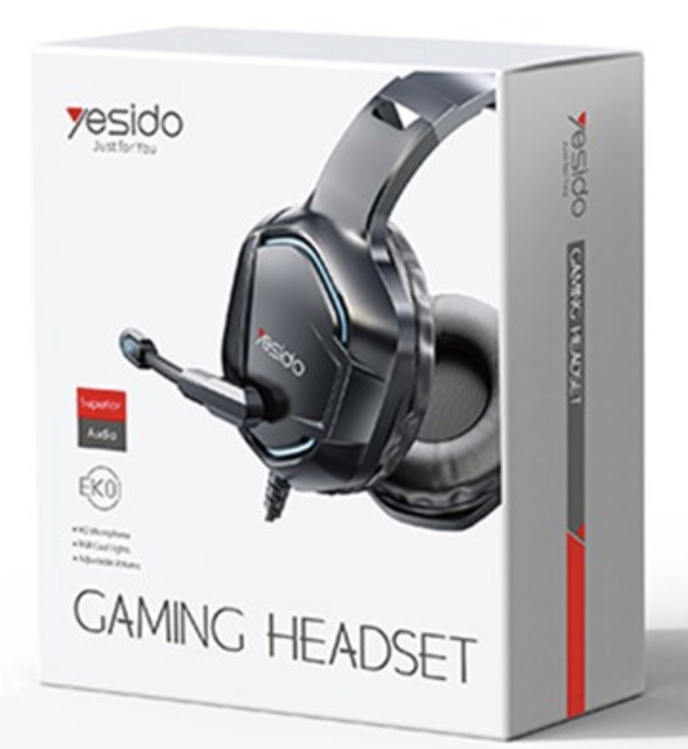 YESIDO EK01 Gaming Headset - Professional Sound for Gamers YESIDO EK01 Gaming Headset - Professional Sound for Gamers