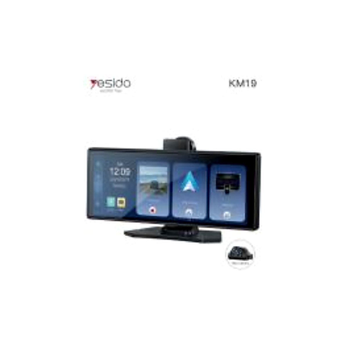YESIDO KM19 10.26 inch Carplay with driving recorder