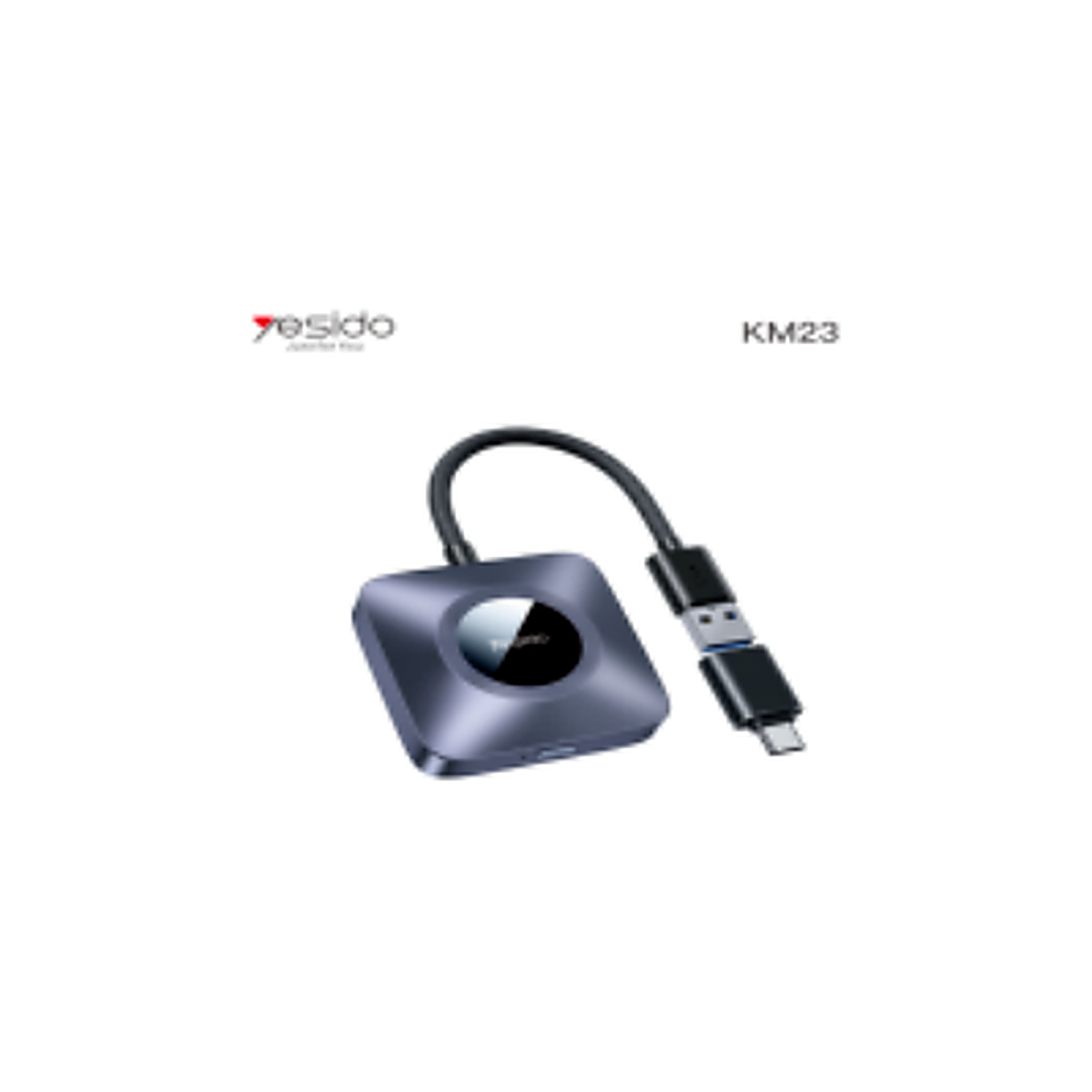 YESIDO KM23 Wired to wireless carplay