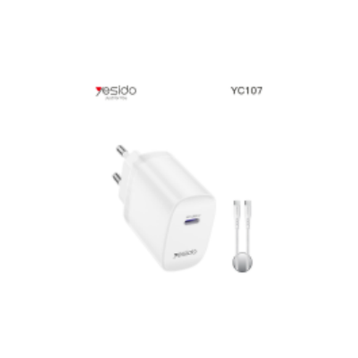 YESIDO YC107 TC PD35W Home charger EU (C TO C cable)