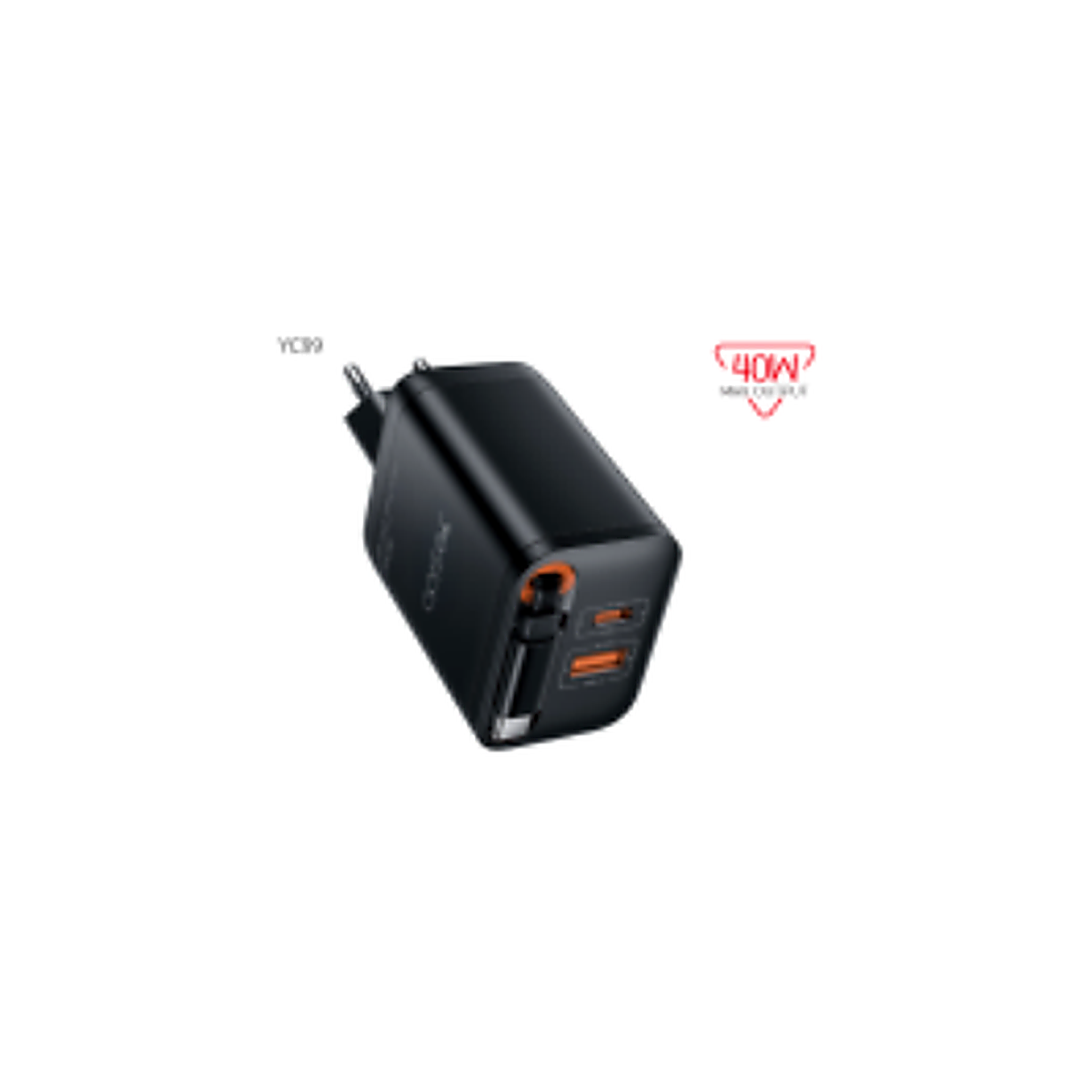 YESIDO YC99 40W Retractable Cable Charger-EU