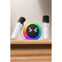 Yesido YSW36 2-Piece Karaoke Microphone Bluetooth 5.3 RGB Wireless Speaker - White