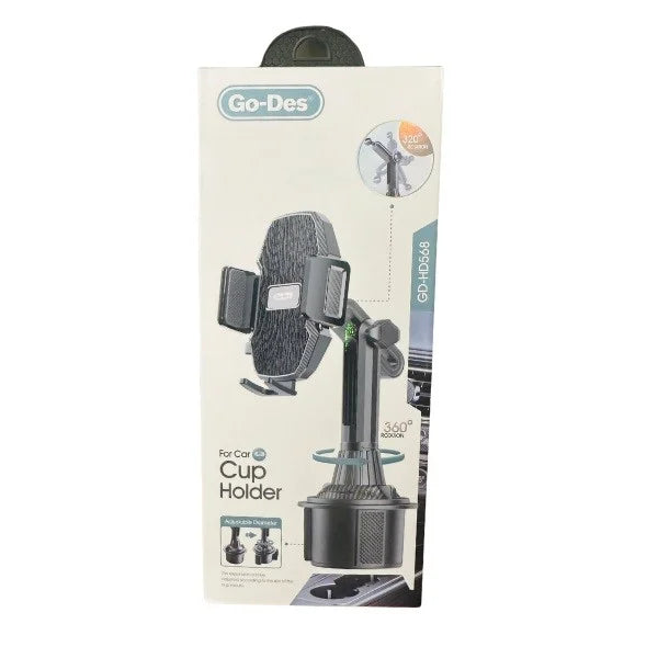 Go Des car cup phone holder - Black Go Des car cup phone holder - Black