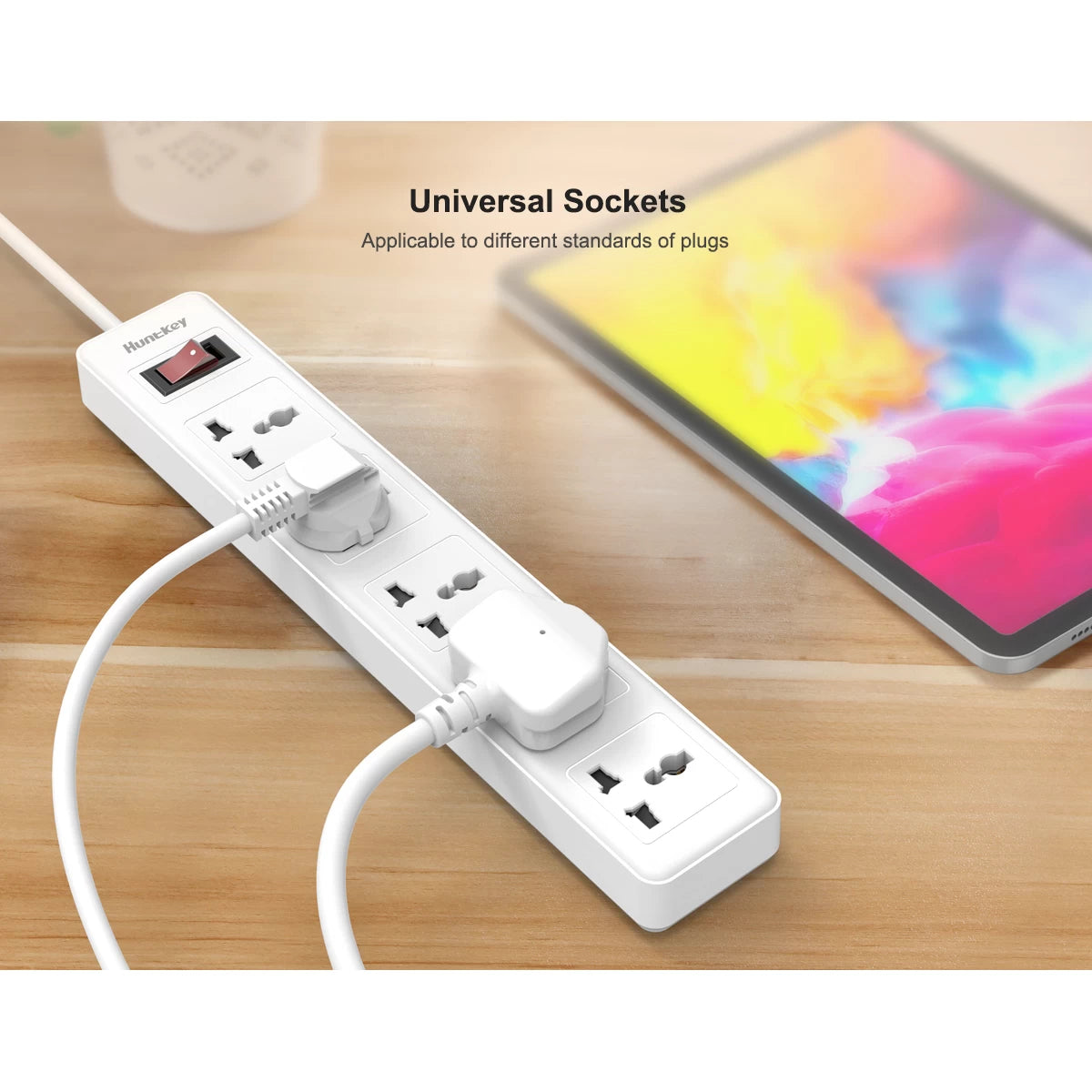Huntkey 5-Outlet Surge Protector Power Strip Huntkey 5-Outlet Surge Protector Power Strip