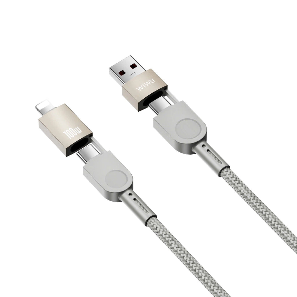 WiWu Raptor 4 in 1 Cable - 100W Fast Charging WiWu Raptor 4 in 1 Cable - 100W Fast Charging