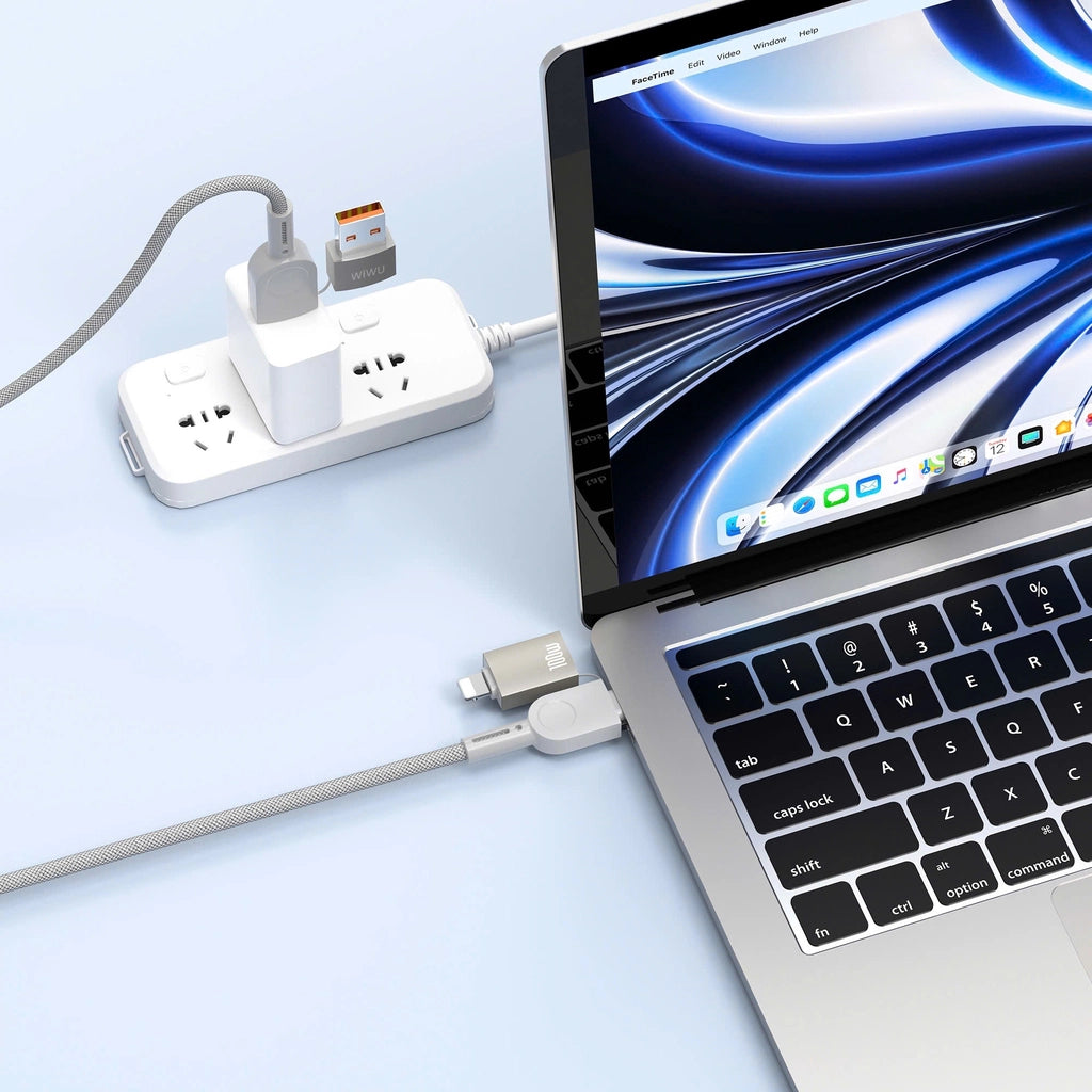 WiWu Raptor 4 in 1 Cable - 100W Fast Charging WiWu Raptor 4 in 1 Cable - 100W Fast Charging