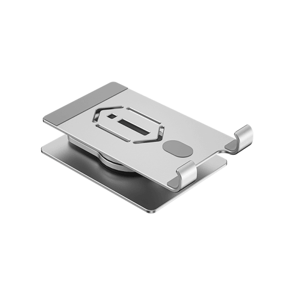 حامل سطح مكتب دوار Wiwu zm107 للهواتف المحمولة والكمبيوتر اللوحي - رمادي فضائي