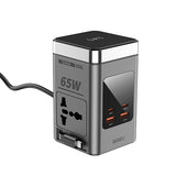 WiWU 65W GaN 10-in-1 Wireless Charger with Cable & Socket Wi-W040