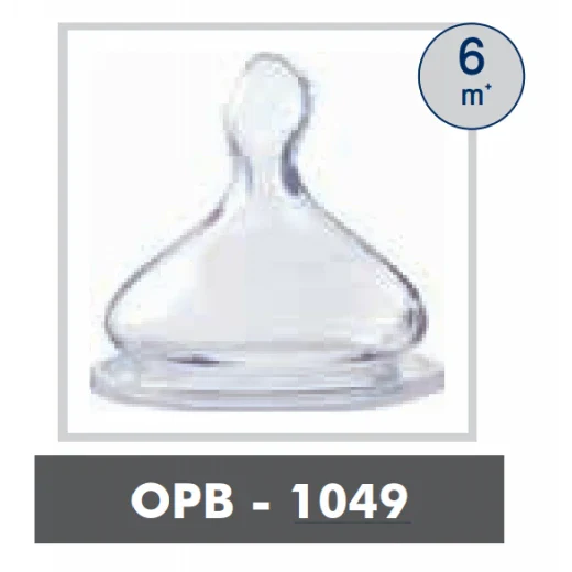 Optimal Wide Neck Orthodontic Nipple – 6+ Months Optimal Wide Neck Orthodontic Nipple – 6+ Months