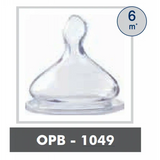 Optimal Wide Neck Orthodontic Nipple – 6+ Months